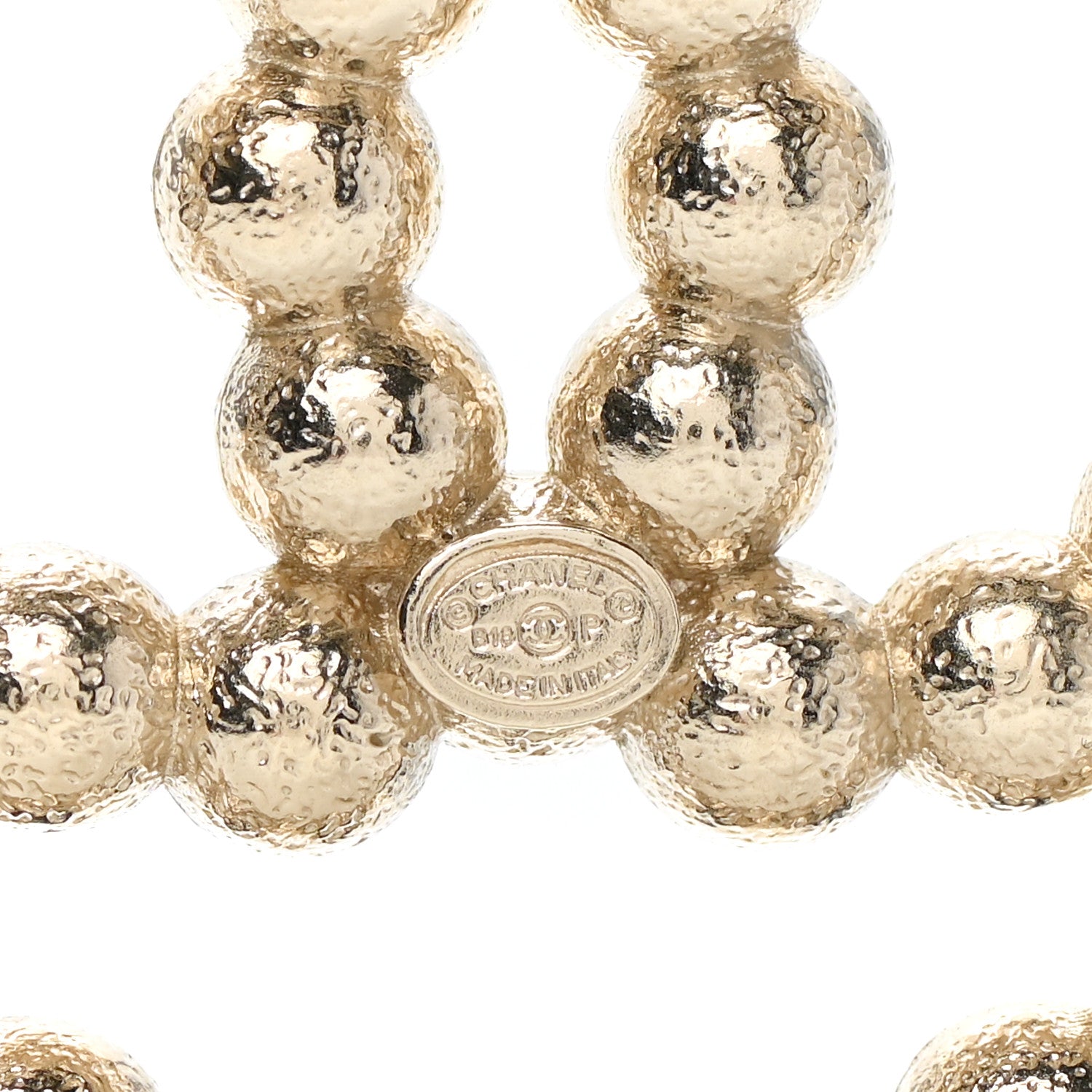 Chanel Pearl CC Brooch Black Gold 4 of 5