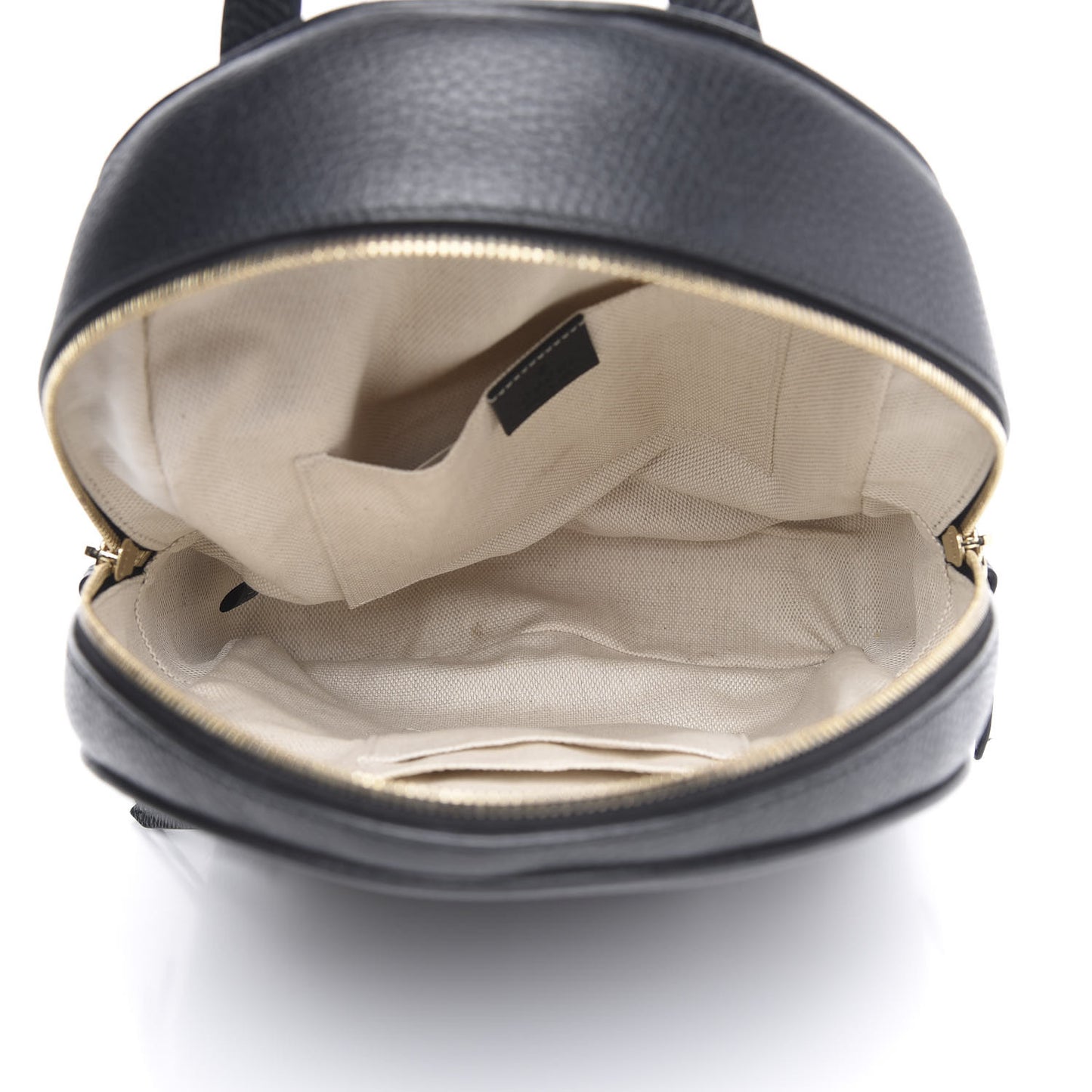 Pebbled Calfskin Soho Chain Backpack Black