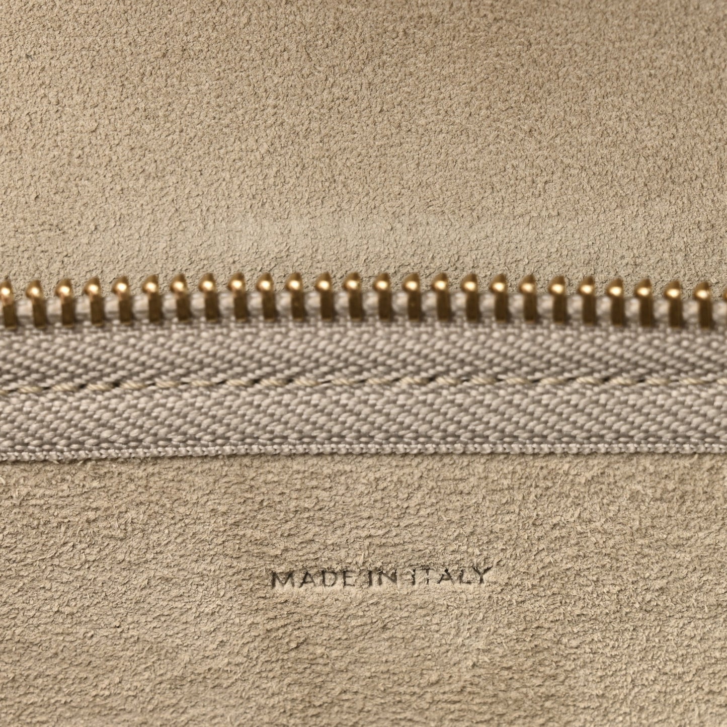 Grained Calfskin Nano Belt Bag Light Taupe