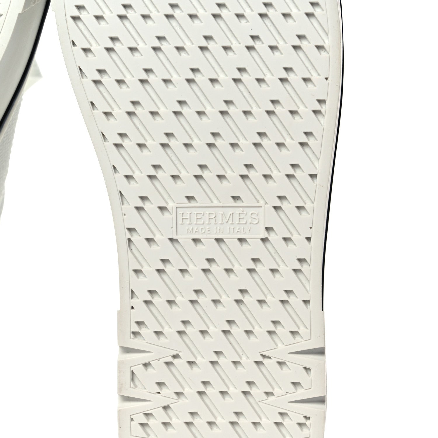 Hermes Epsom Womens Voltage Sneakers 38 White Black 6 of 9