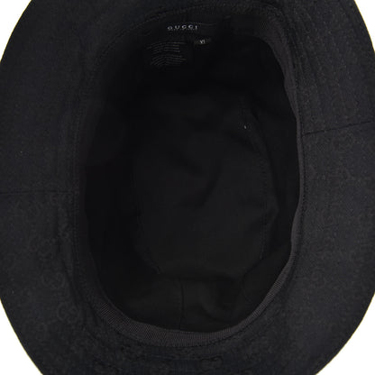 Gucci Monogram Web Bucket Hat XL Black 6 of 6