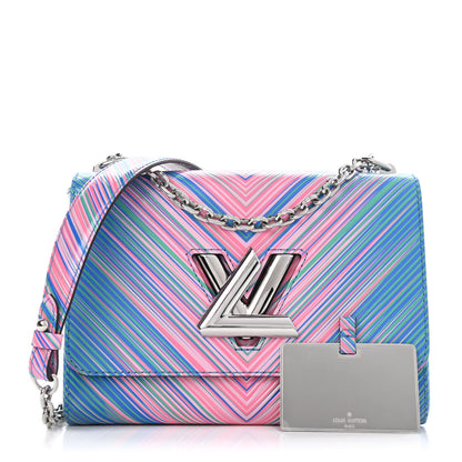 Louis Vuitton Epi Tropical Twist Shoulder Bag MM Blue Rose 1 of 4