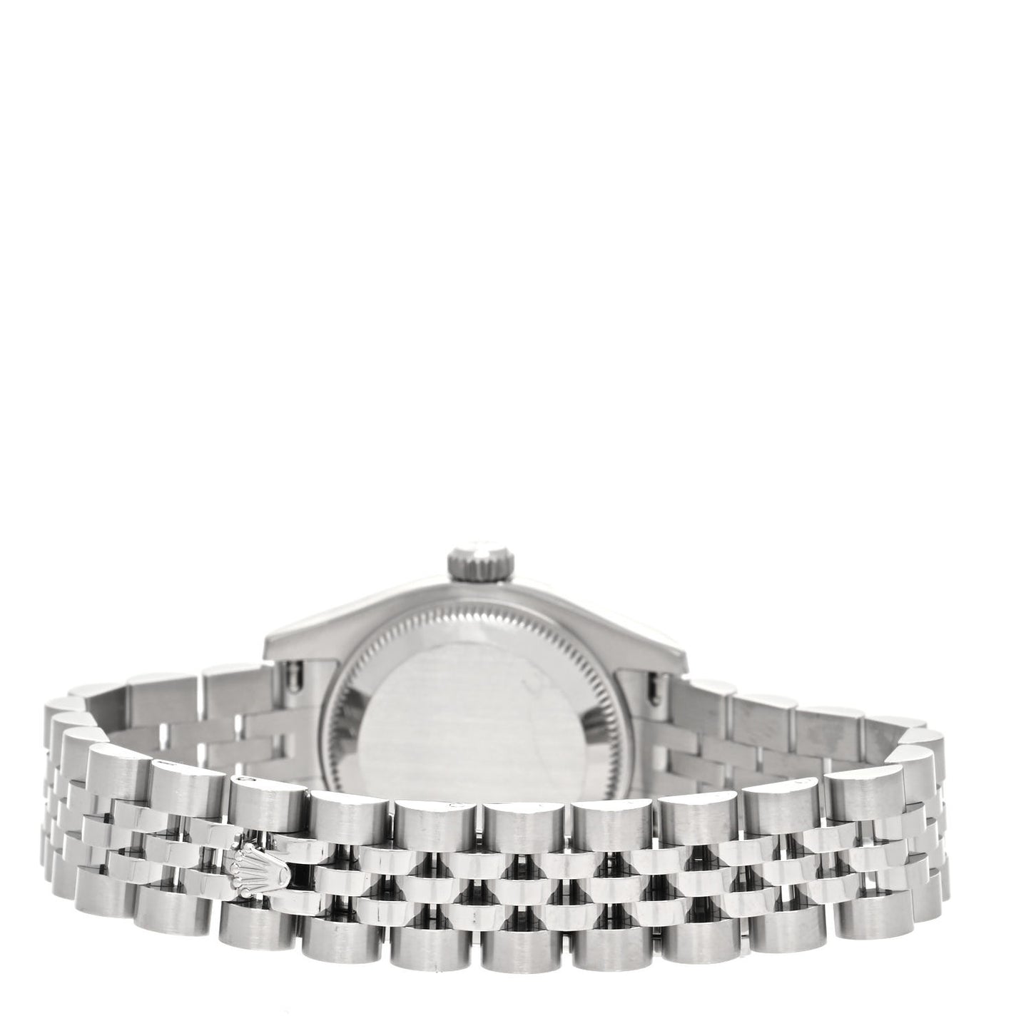 Stainless Steel 18K White Gold Black Mother of Pearl 26mm Oyster Perpetual Datejust Watch Roman 179174