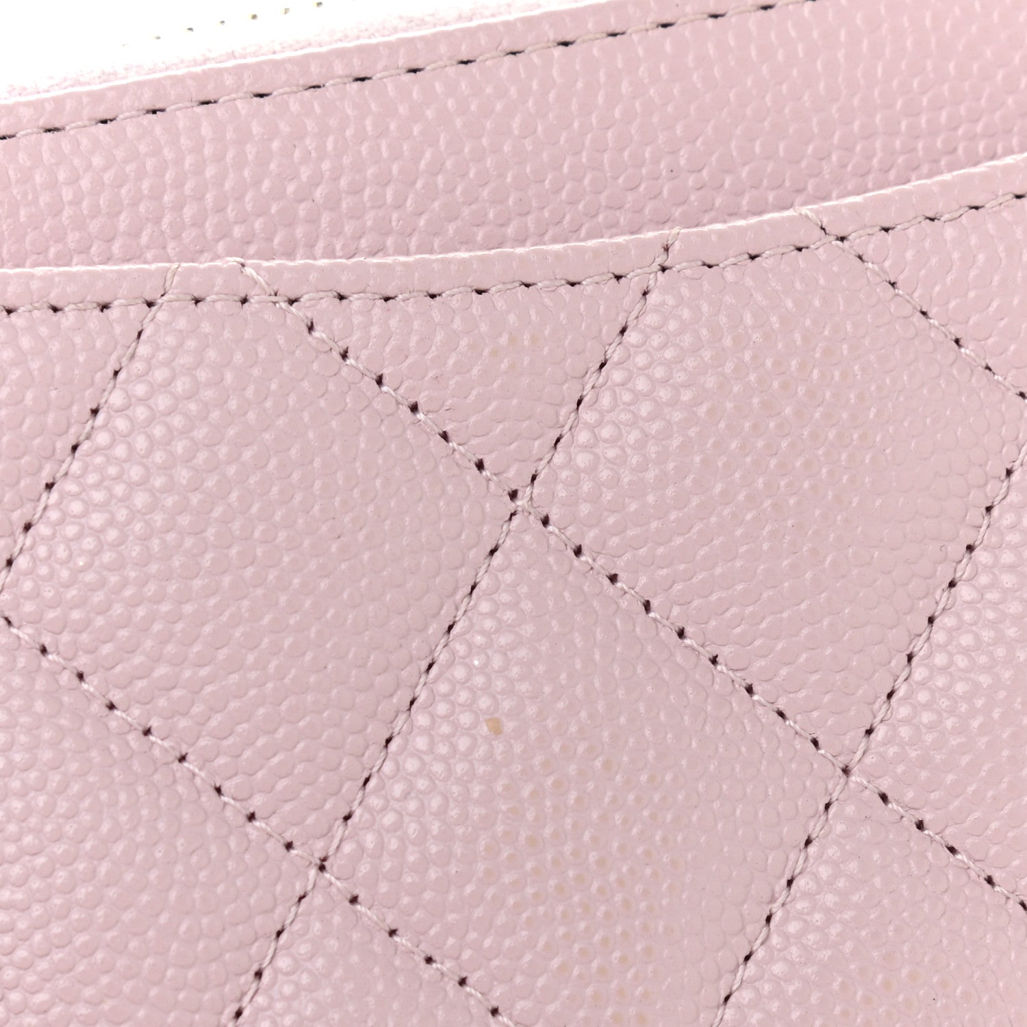 Chanel Caviar Quilted Zip Coin Purse Light Pink 8 of 8