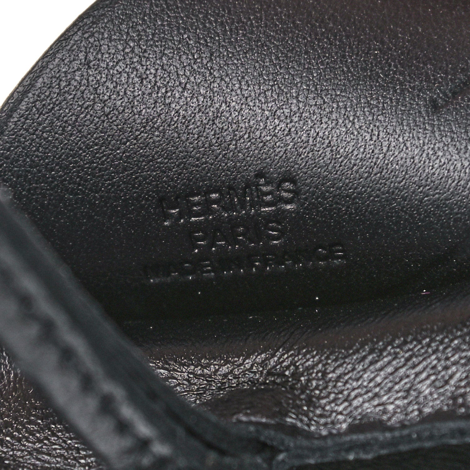 Hermes Milo Lambskin Grigri Rodeo Pegase Horse Bag Charm MM So Black 3 of 5