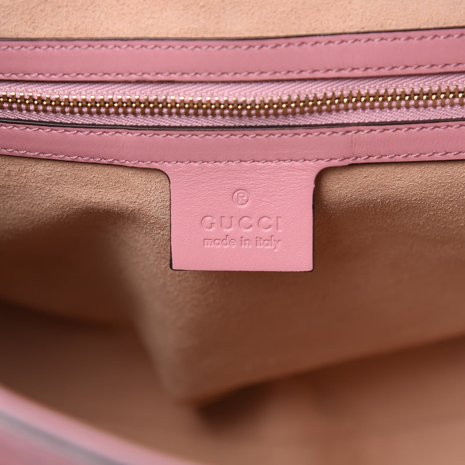 Gucci Guccissima Signature Linea A Foldover Tote Rose Baby Candy 6 of 10