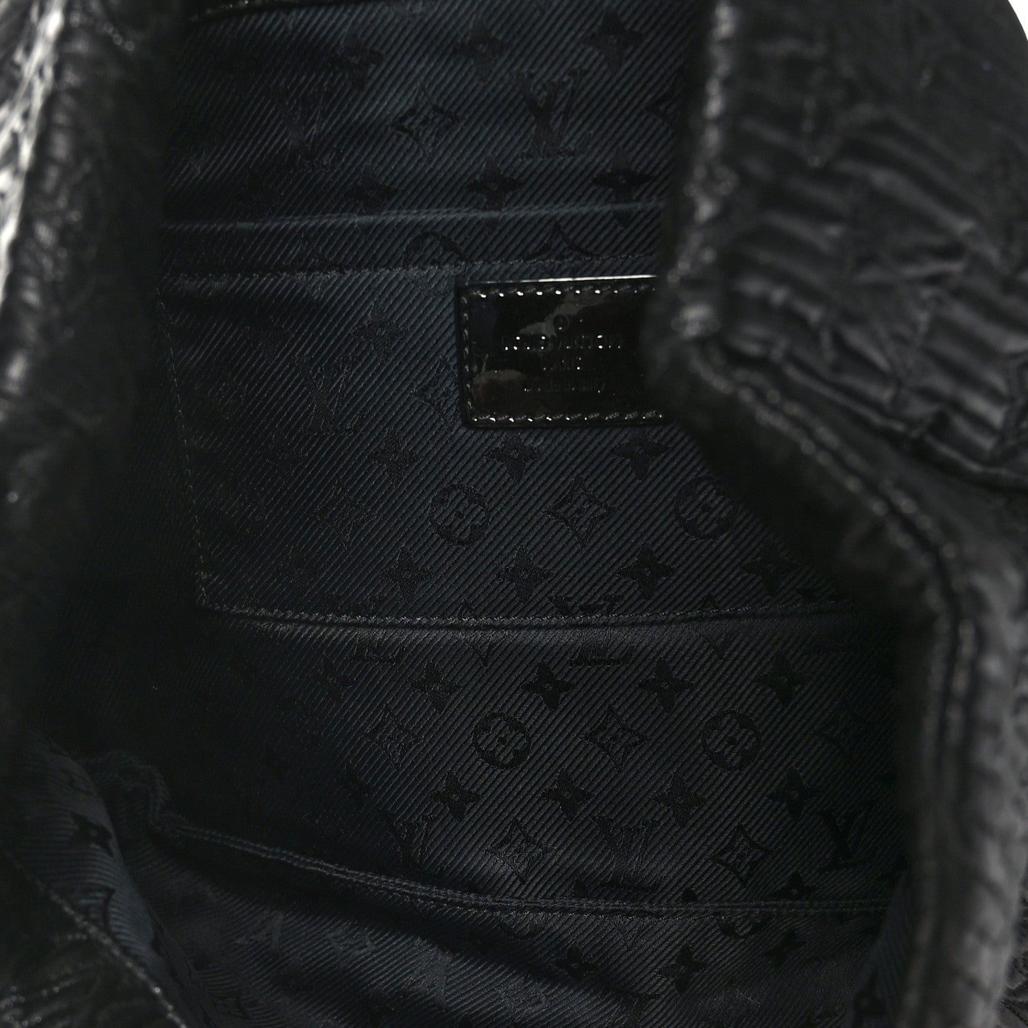 Louis Vuitton Jacquard Quilted Monogram Altair Clutch Black Black 5 of 8