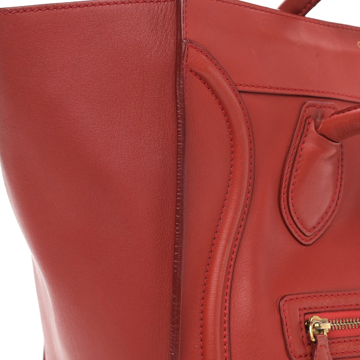 Smooth Calfskin Mini Luggage Lipstick