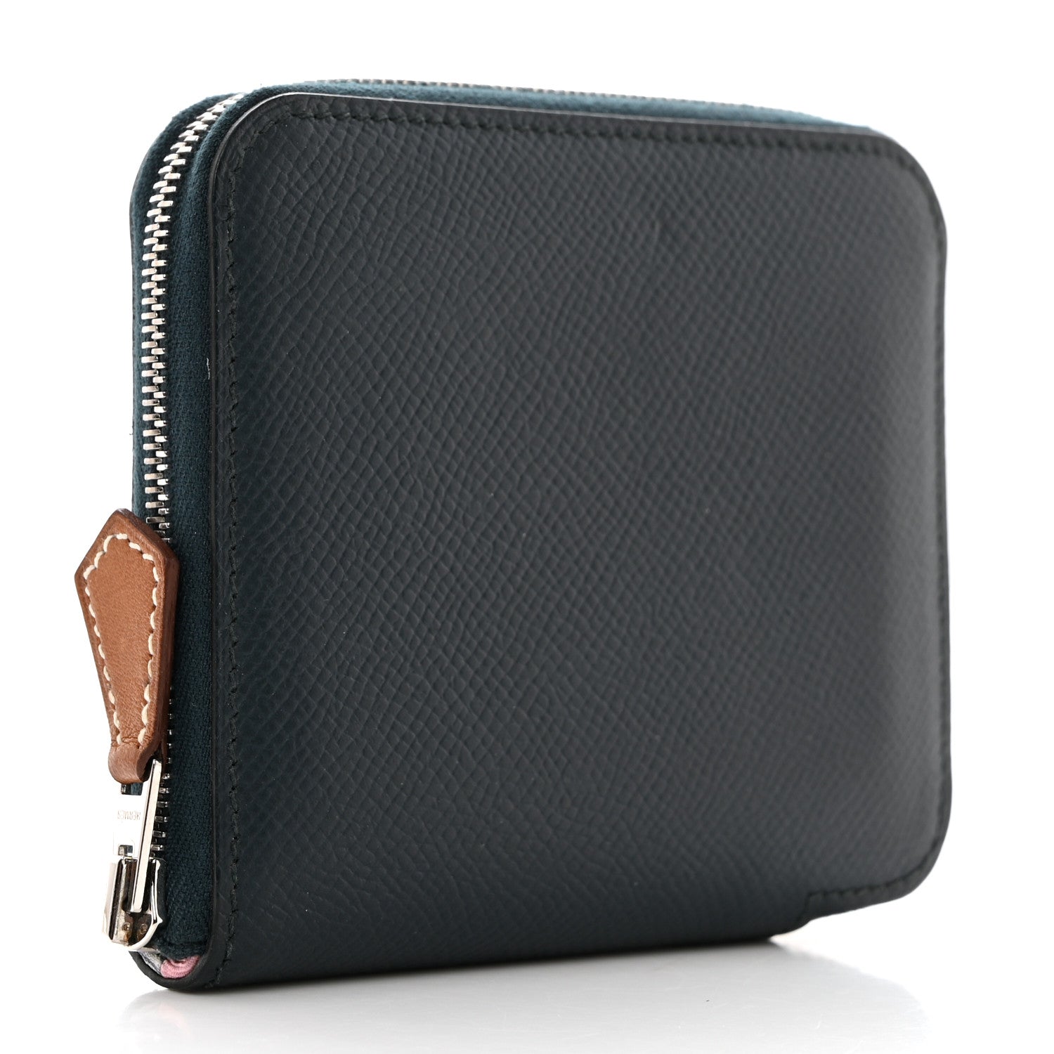 Hermes Epsom Silk’in Compact Wallet Vert Cypress 3 of 8