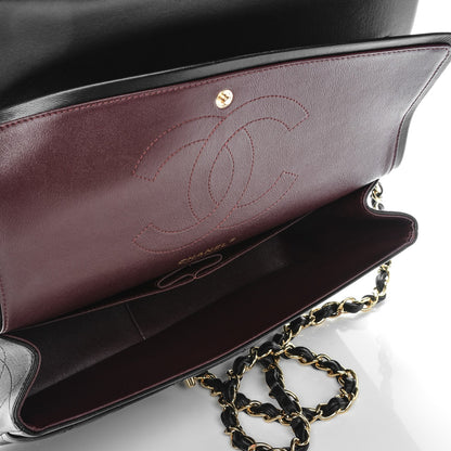 Chanel Lambskin Quilted Jumbo Double Flap Black 5 of 8