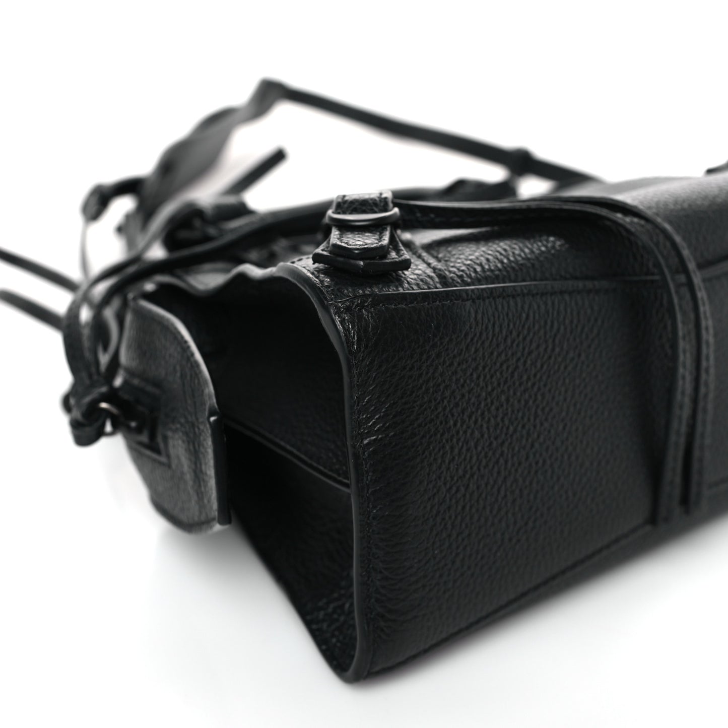 Grained Calfskin Neo Classic Black Hardware Mini City Black