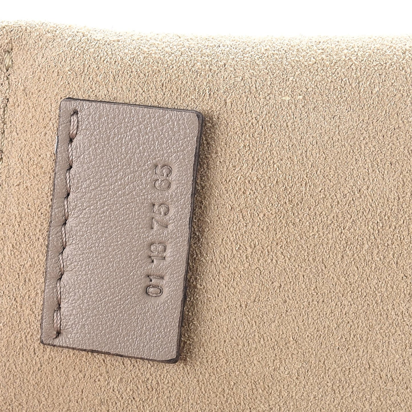 Smooth Calfskin Suede Patchwork Studded Small Pixie Bag Motty Grey