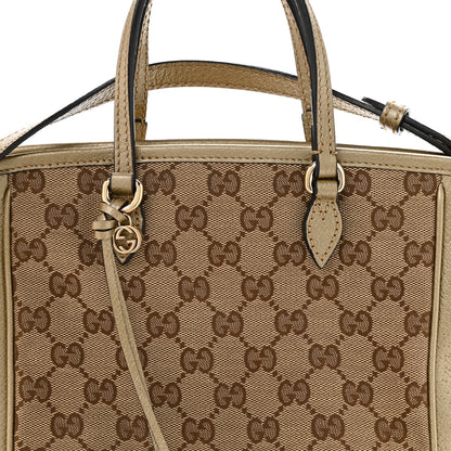 Gucci Monogram Mini Bree Tote Golden Beige 8 of 14
