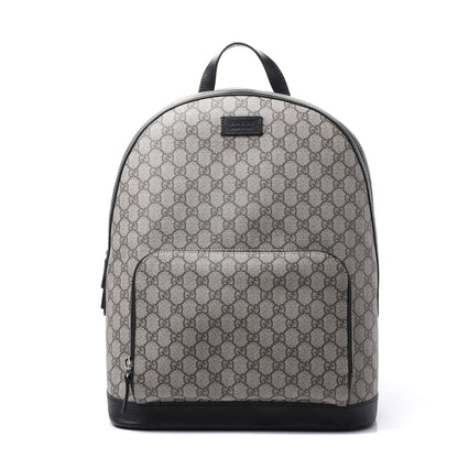 Gucci GG Supreme Monogram Medium Backpack Black 1 of 9