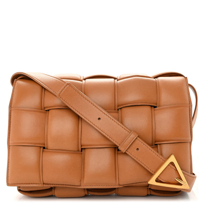 Bottega Veneta Nappa Maxi Intreccio Padded Cassette Crossbody Bag Caramel 1 of 9