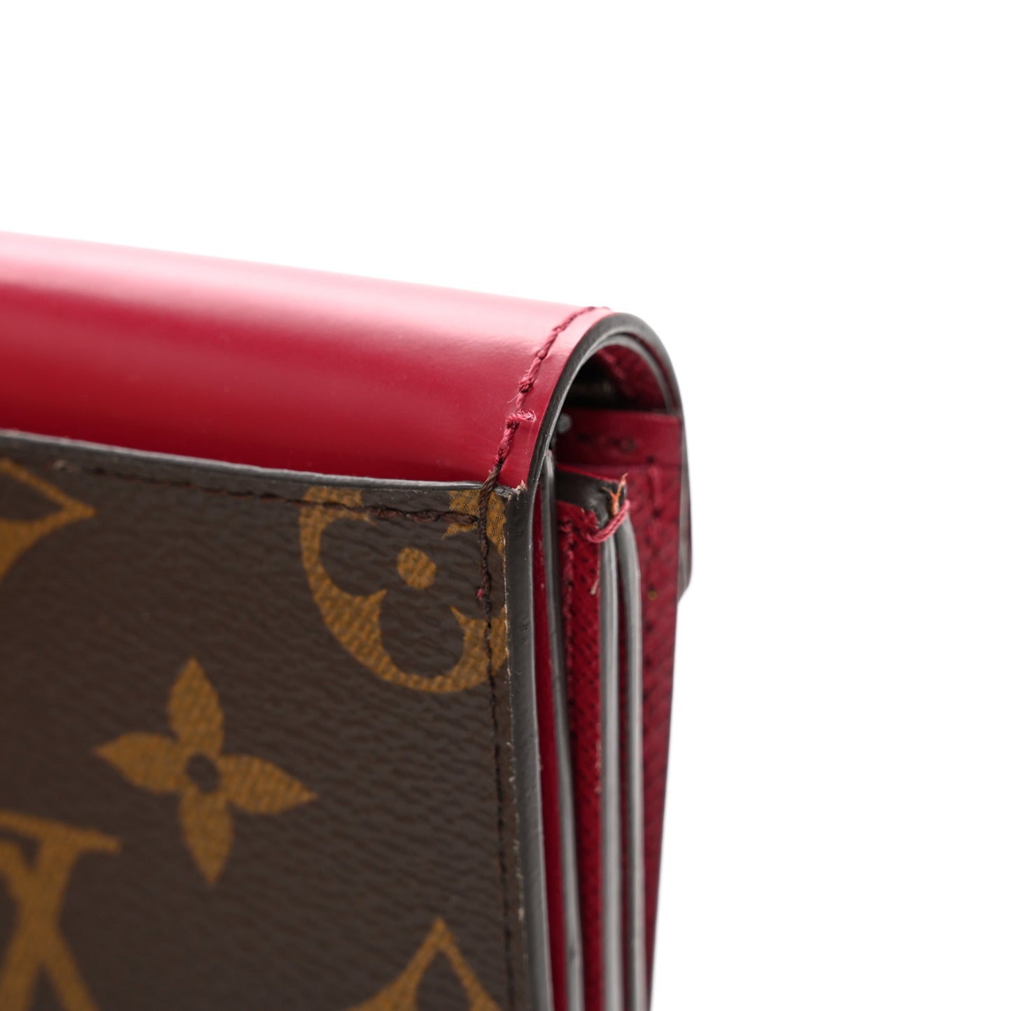Monogram Zoe Wallet Fuchsia