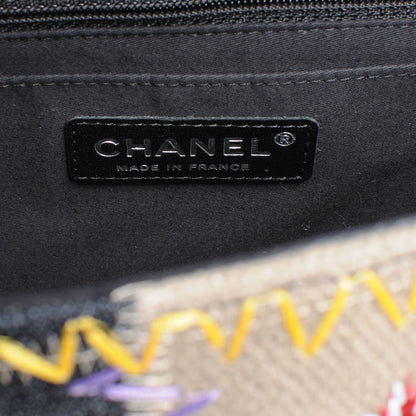 Chanel Patchwork Jumbo Flap Yellow Multicolor 7 of 9
