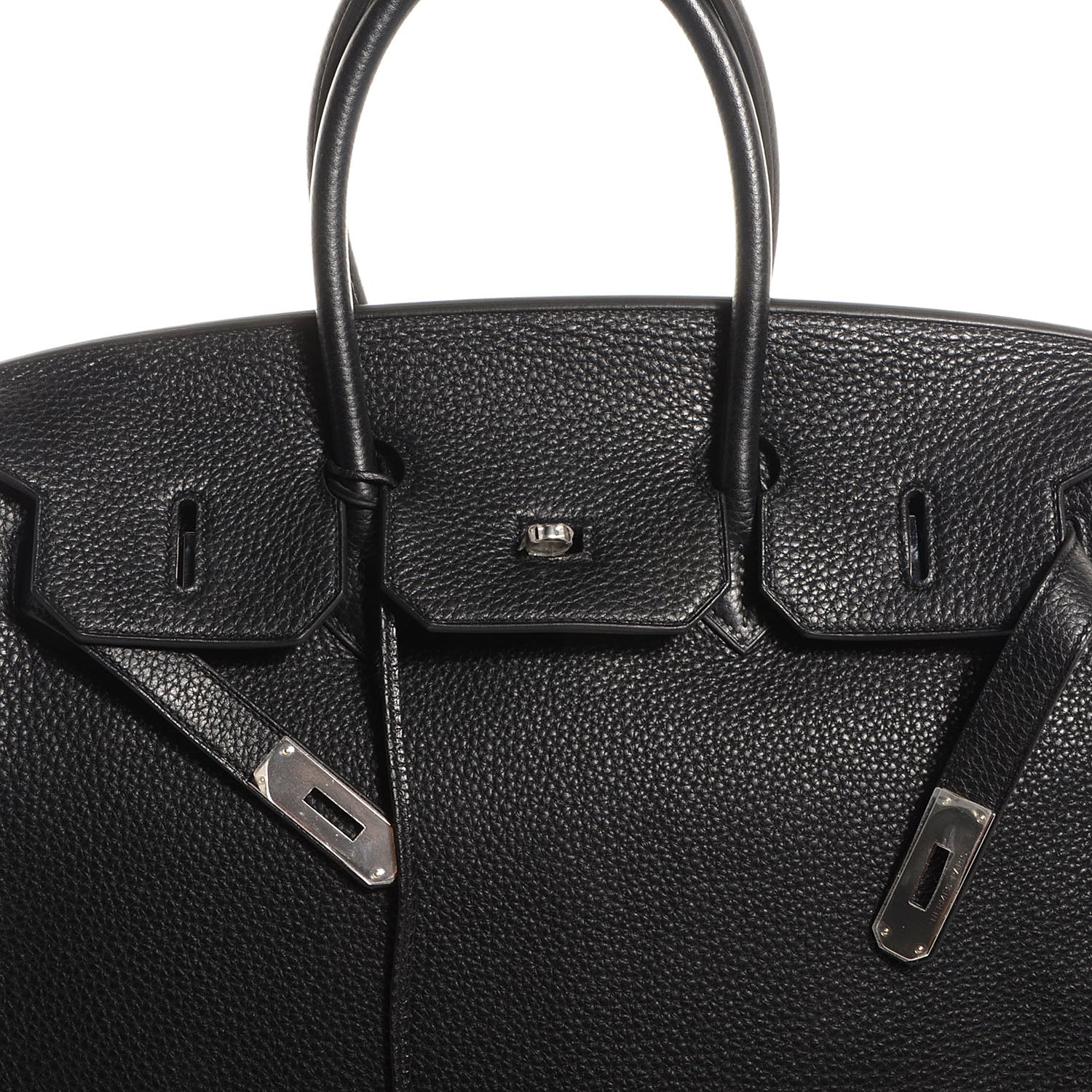 Hermes Taurillon Clemence Birkin 35 Black 20 of 23