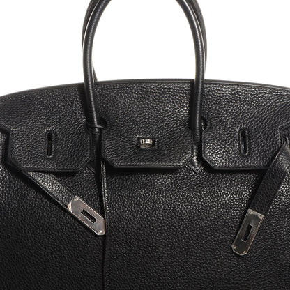 Hermes Taurillon Clemence Birkin 35 Black 20 of 23
