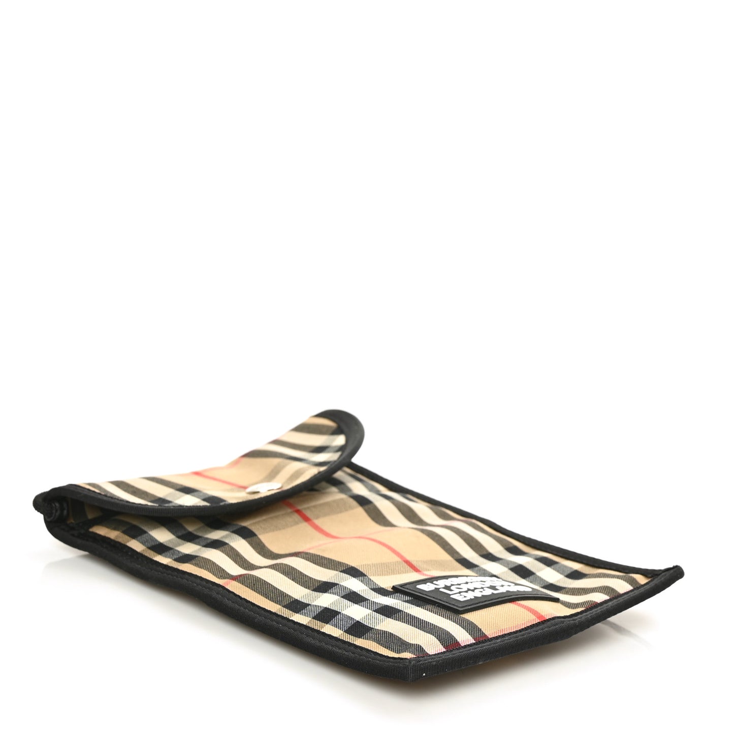 Nylon Vintage Check Phone Crossbody Archive Beige