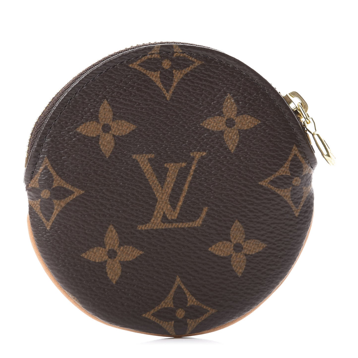 Monogram Round Coin Purse