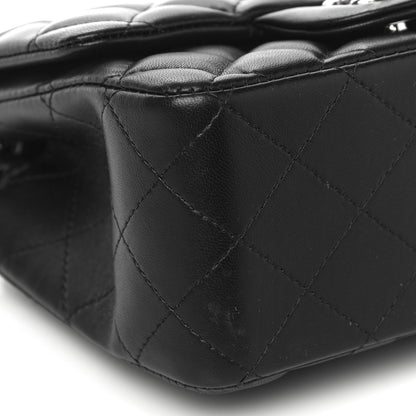 Chanel Lambskin Quilted Mini Square Flap Black 9 of 10