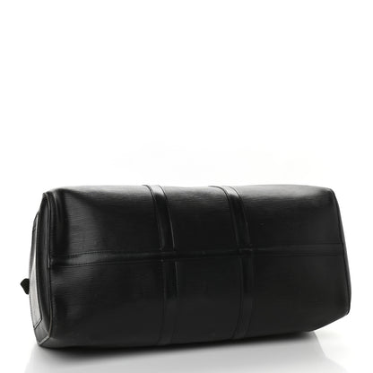 Louis Vuitton Epi Keepall 50 Black 3 of 8