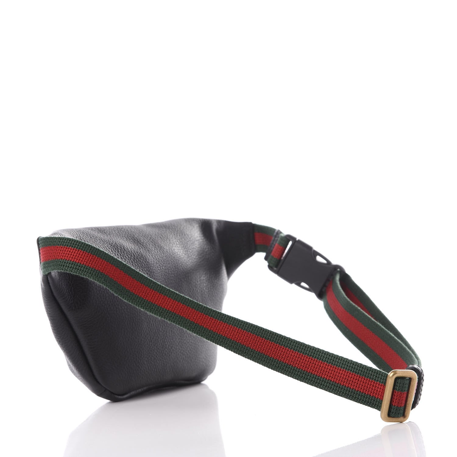 Gucci Grained Calfskin Small Logo Belt Bag Black 2 of 7