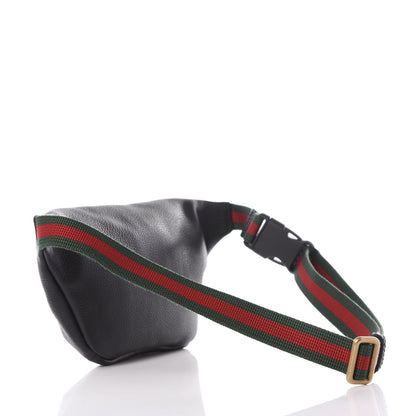 Gucci Grained Calfskin Small Logo Belt Bag Black 2 of 7