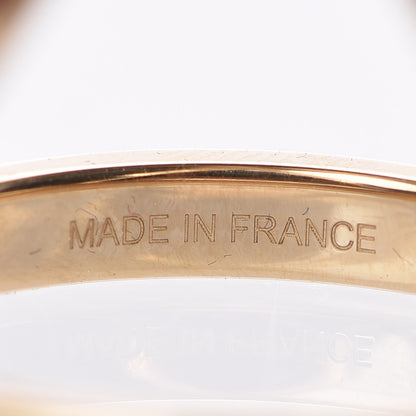 Hermes Permabrass Rose Gold Plated Trio Scarf Ring 3 of 4