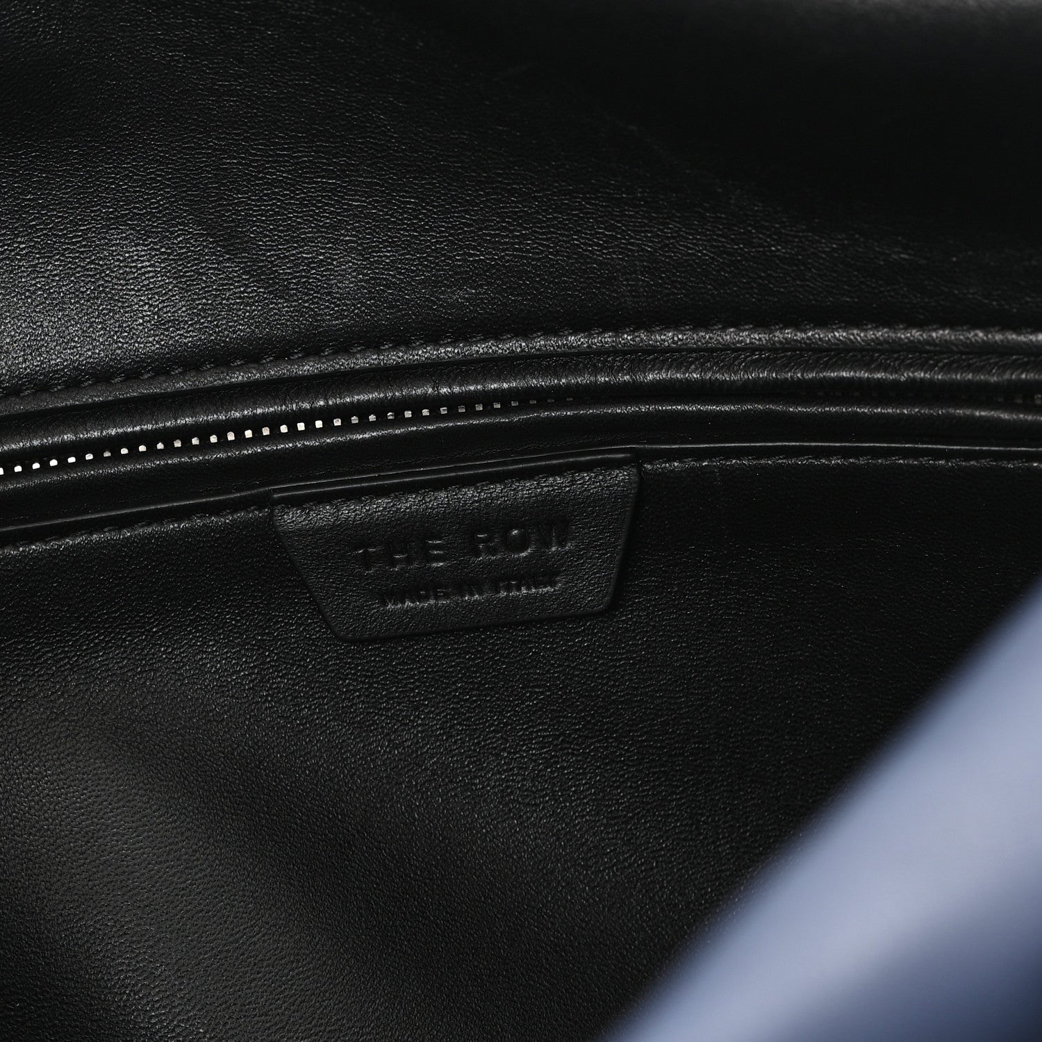 The Row Polished Saddle Calfskin India 12 Blue Nights 6 of 10