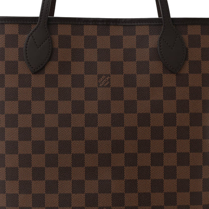 Louis Vuitton Damier Ebene Neo Neverfull MM Rose Ballerine 8 of 14