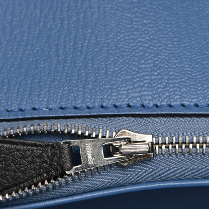Hermes Togo Birkin 35 Black Bleu Agate 25 of 30