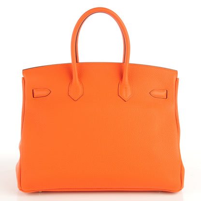 Hermes Togo Birkin 35 Feu Orange 18 of 22