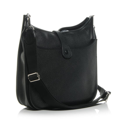 Hermes Taurillon Clemence Evelyne III GM Black 3 of 8