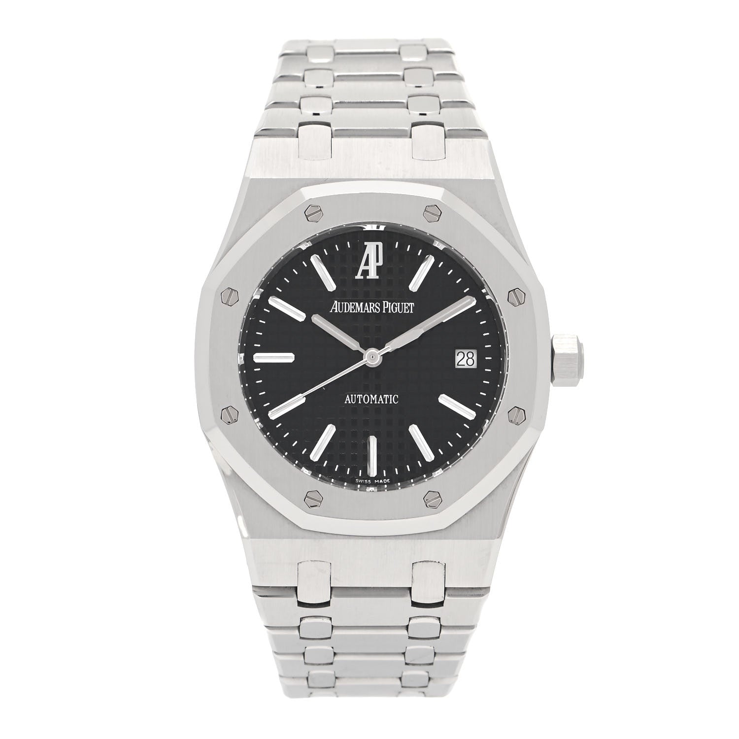 Audemars Piguet Stainless Steel 39mm Royal Oak Automatic Watch Black 15300ST 1 of 5