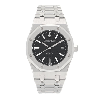 Audemars Piguet Stainless Steel 39mm Royal Oak Automatic Watch Black 15300ST 1 of 5