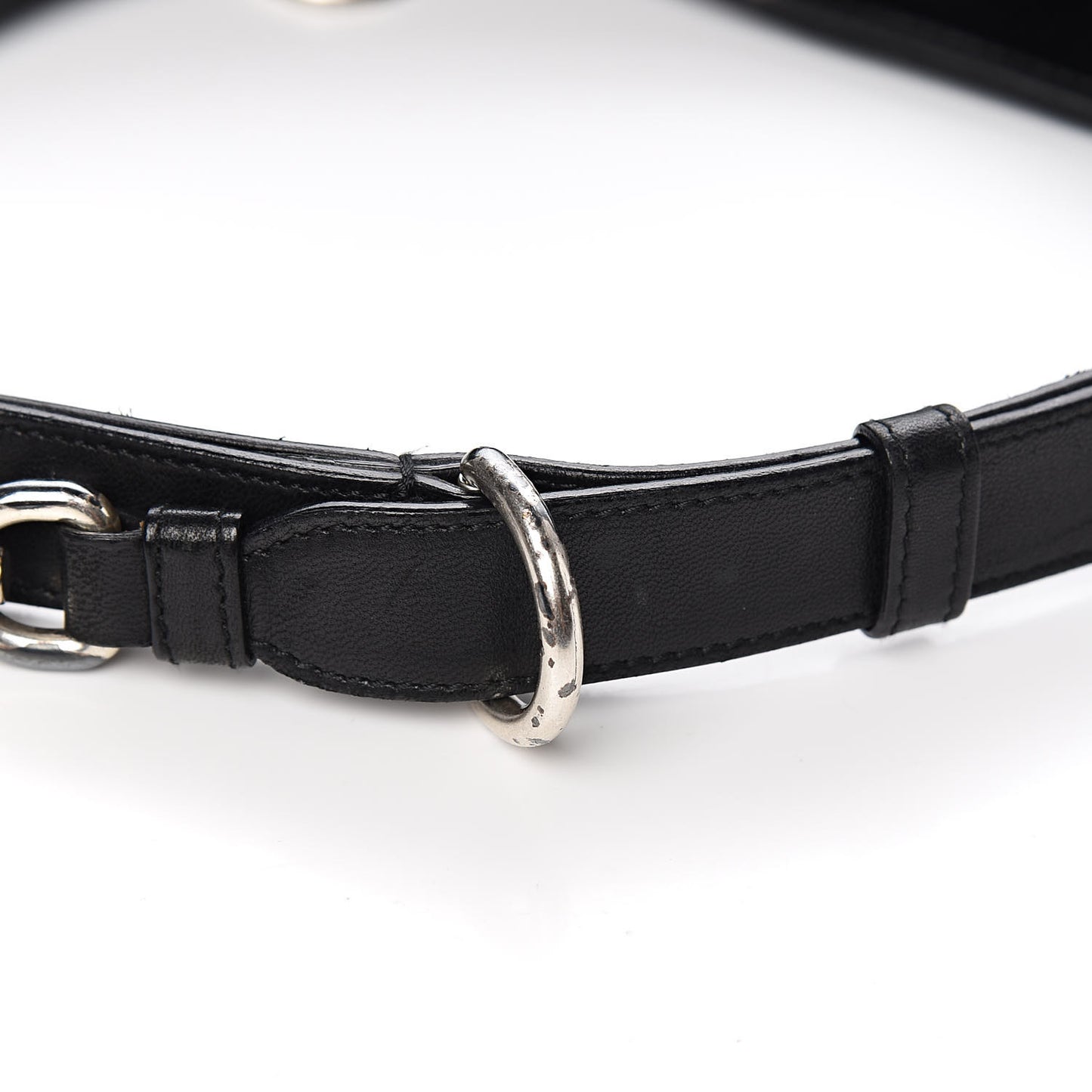 Calfskin Large Jewel Hobo Black