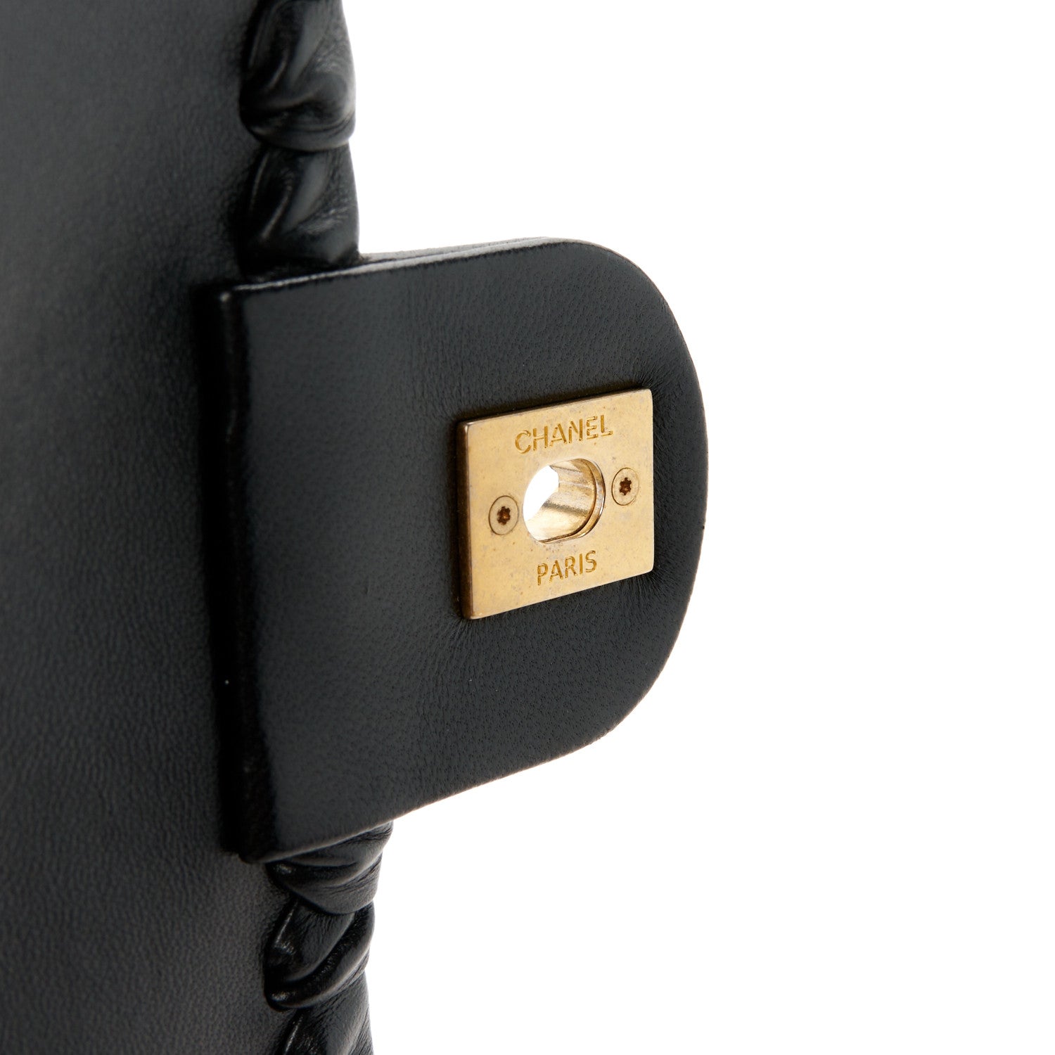 Chanel Calfskin Braided My Own Frame Flap Black 7 of 11
