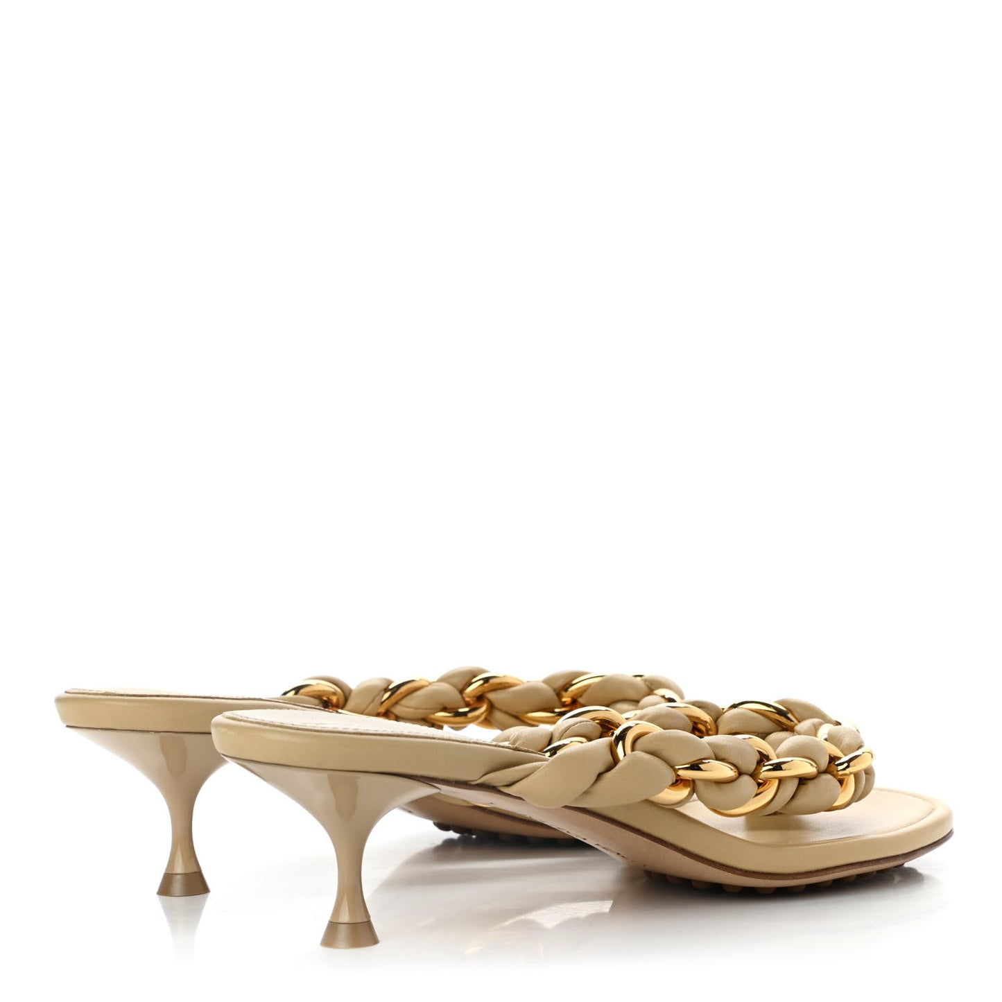 Nappa Dot Sandals 38.5 Cane Sugar