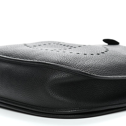 Hermes Taurillon Clemence Evelyne III GM Black 9 of 9