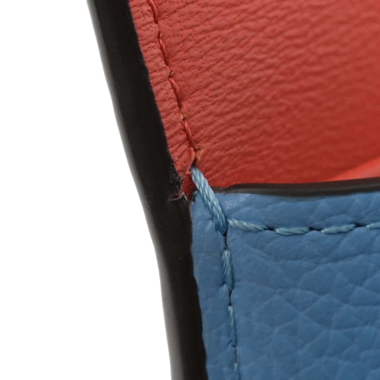 Small Classic Grain Calfskin Small Darley Cornflower Blue