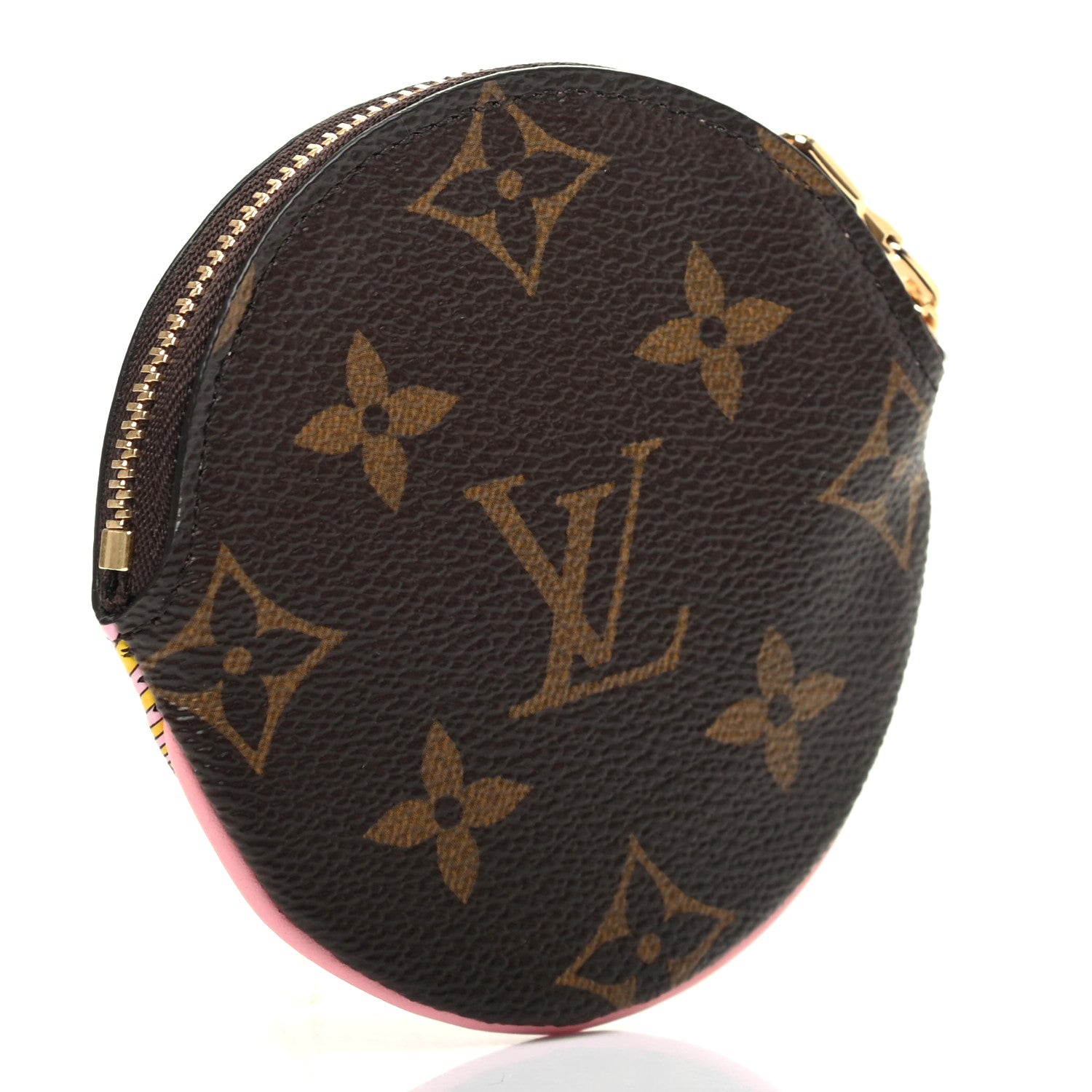 Louis Vuitton Monogram 2020 Christmas Animation Swing Ride Round Coin Purse Pink Poppy 3 of 8