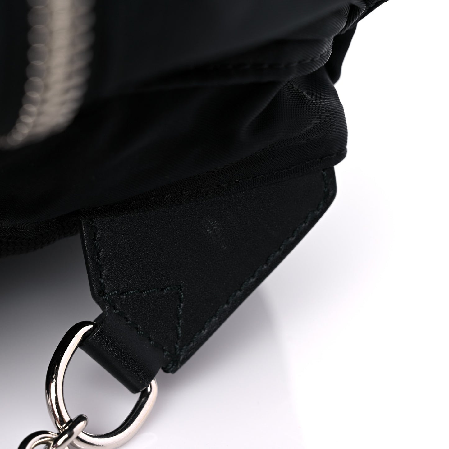 Nylon Small Crossbody Rucksack Backpack Black