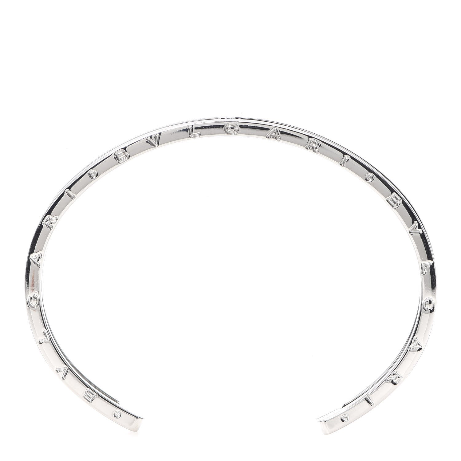 Bulgari 18K Rose Gold Stainless Steel B.Zero1 Cuff Bracelet SM 4 of 8
