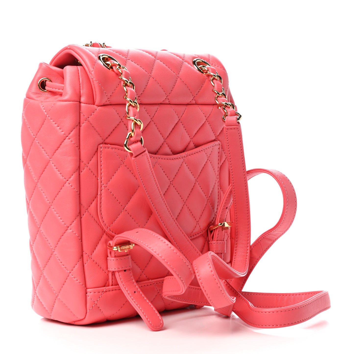 Lambskin Quilted Mini Urban Spirit Backpack Pink