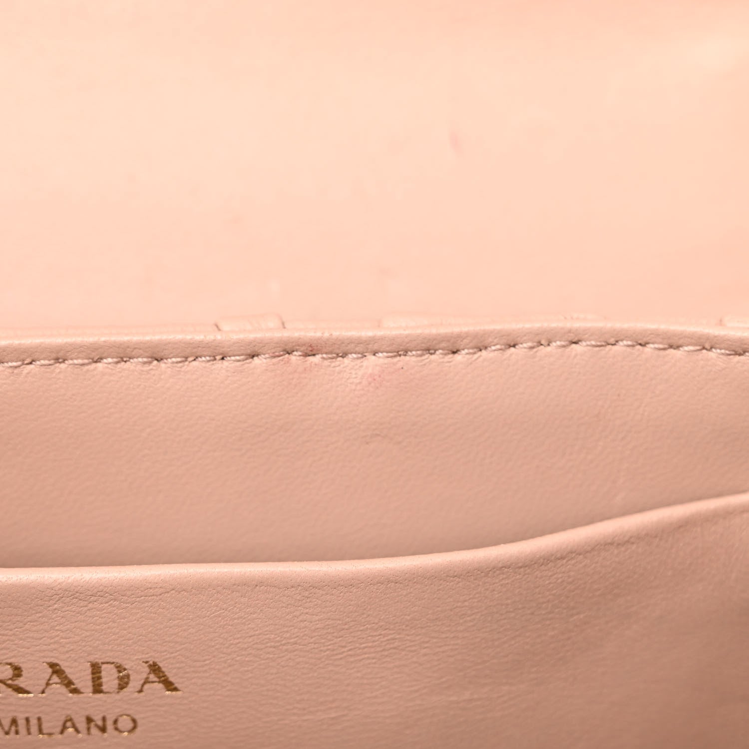 Prada Nappa Gaufre Sound Flap Crossbody Shoulder Bag Cipria 11 of 12