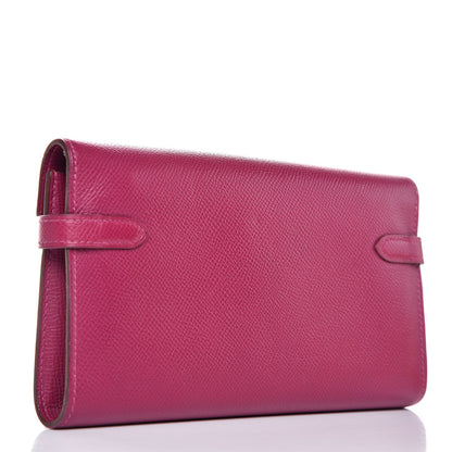 Hermes Epsom Kelly Longue Wallet Tosca 3 of 8