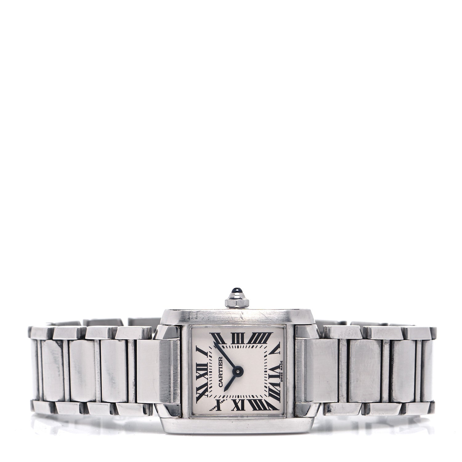 Cartier Stainless Steel 20mm Tank Francaise Quartz Watch 2 of 5