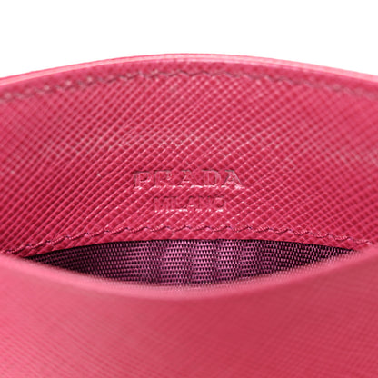 Prada Saffiano Metal Card Case Cera 6 of 9